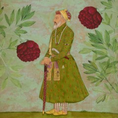 Portrait of the Mughal Emperor Shah Jahan in Old Age
